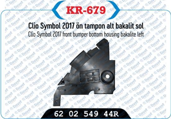 KAYA KR-679 On Tampon Alt Bakalit Sol Clio Symbol 2017  ####
